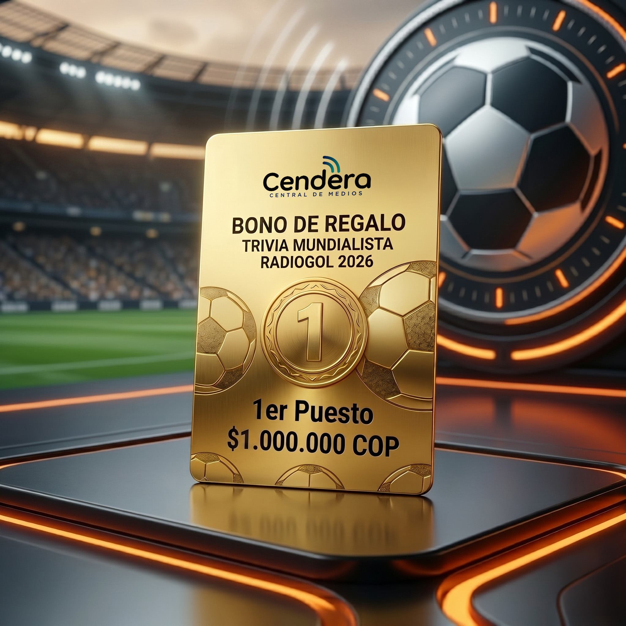 Premio Radiogol 1er puesto